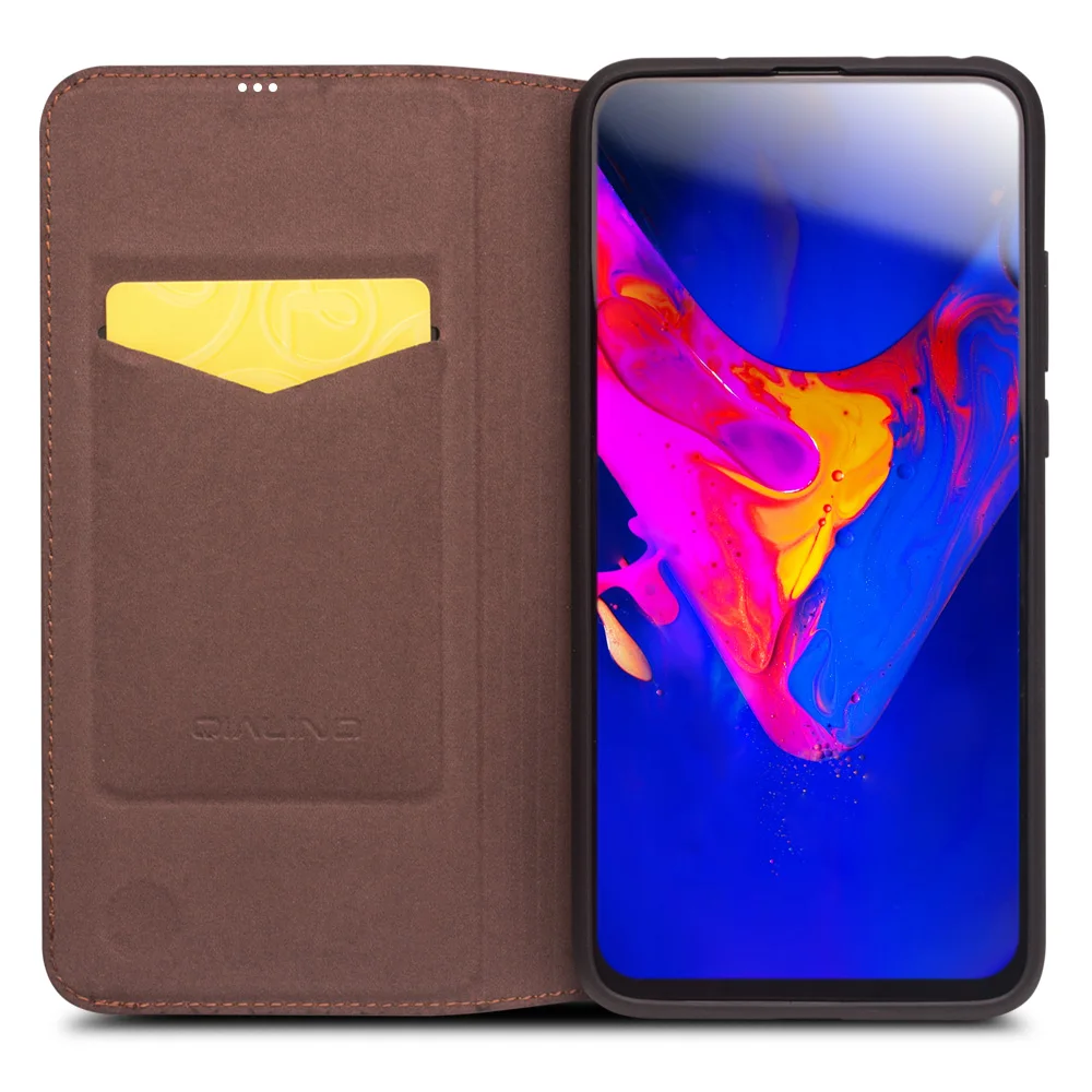 Для Huawei Honor View 20 View20 Ультратонкий чехол ручной работы из натуральной кожи для V20 PCT