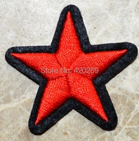 hot sale star red revolutionary iron on patches sew on patchappliques made of cloth100 guaranteed quality