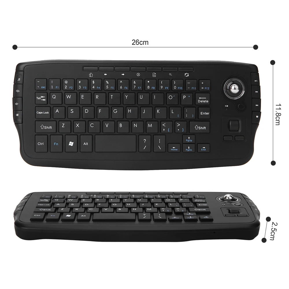 Беспроводная клавиатура E30 2 4 ГГц Android TV w/ Trackball Mouse колесо прокрутки дистанционное