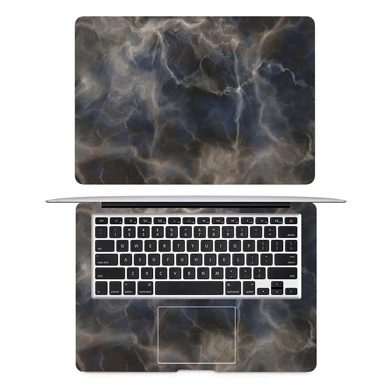 Волшебная мраморная зернистая Обложка для ноутбука Macbook Pro Air retina 11 12 13 15 дюймов hp Mac hp Dell Защитная Наклейка - Цвет: AC side