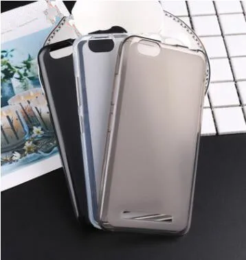 2018 модные матовые Пудинг чехол для lenovo A2020 мягкий TPU половина прозрачная задняя
