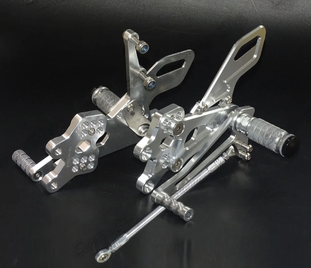 Waase ЧПУ Регулируемый Rcing Rider Сзади наборы для ухода за кожей Rearset Подножка для ухода за кожей ног колышки Kawasaki Ninja ZX10R ZX-10R 2004 2005