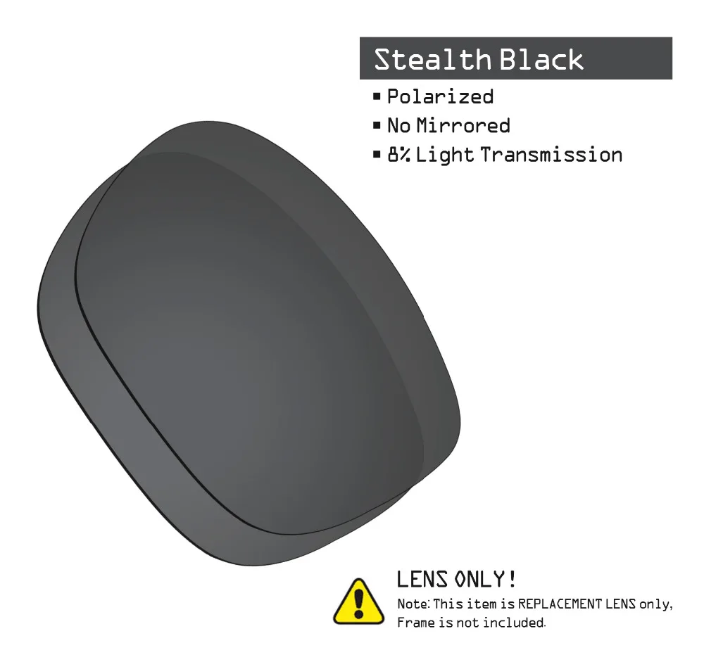 3 пары поляризованных солнцезащитных очков SmartVLT Сменные линзы для Oakley LBD Stealth