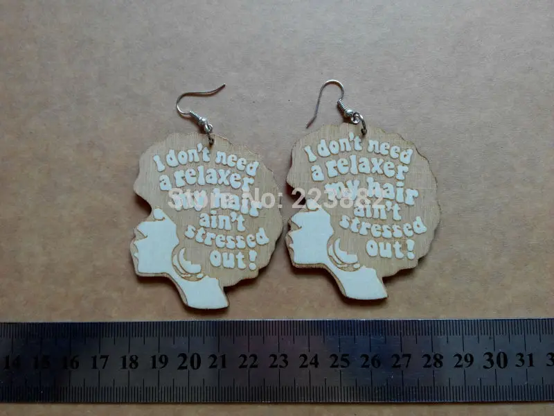 Бесплатная Доставка! Серьги из натурального дерева афродевушки|earrings free shipping|wooden