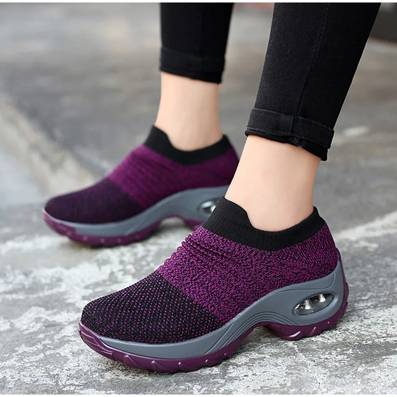 Женские повседневные туфли носки KHTAA на вулканизированной подошве весенние