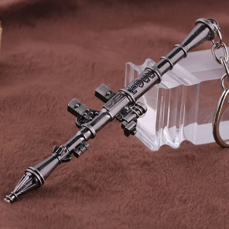 Counter Strike металлический брелок в форме оружия Cross Fire CF RPG 7 брелоки держатели для