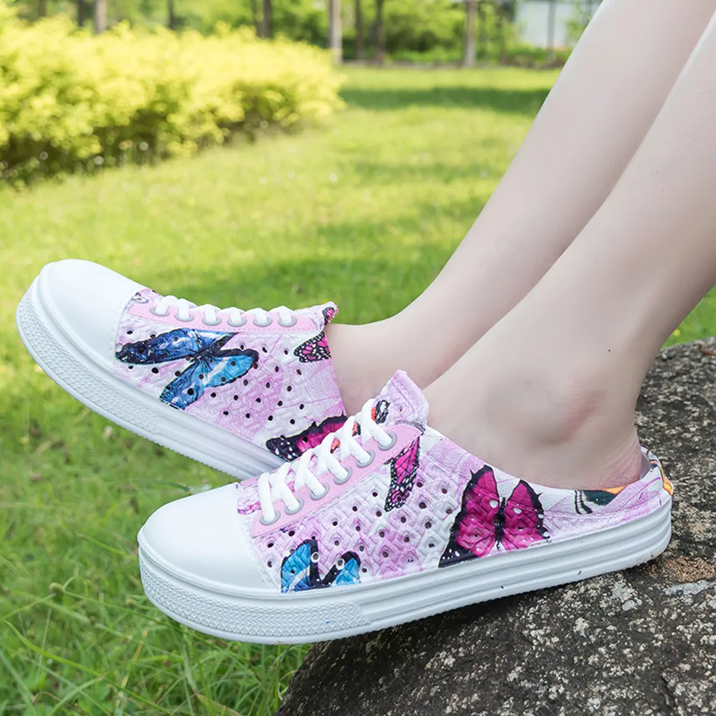 Милые модные сандалии; женская обувь; Zapatos De Mujer sandalia feminina; парусиновые Нескользящие тапочки ручной работы; сандалии на плоской подошве