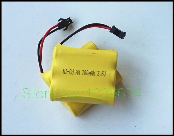 

3.6V 700MAH AA Ni-CD Rechargeable Battery Packs Cells 4.8V Power Bank for Toys Cameras Game Players Batteries