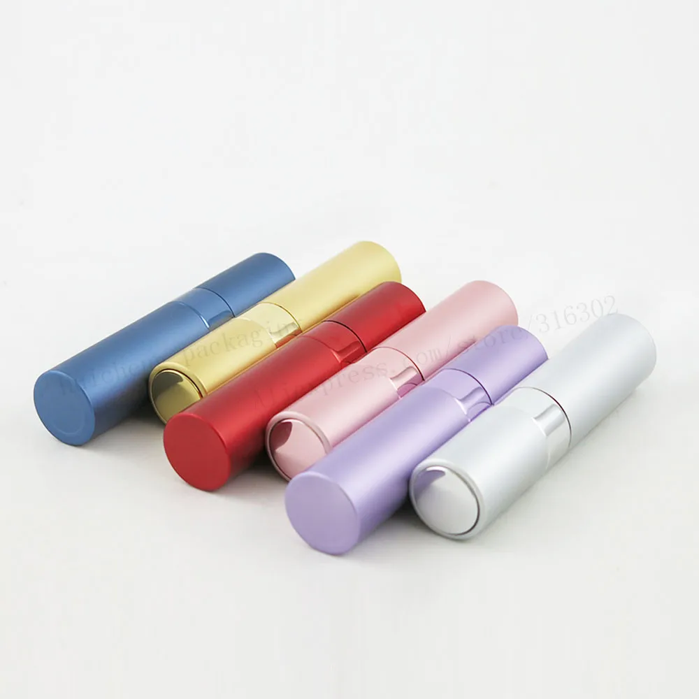 200 x 10ml Twist Portable For Travel Aluminum Glass Perfume Bottle With Spray 1/3oz Empty Cosmetic Containers | Красота и здоровье