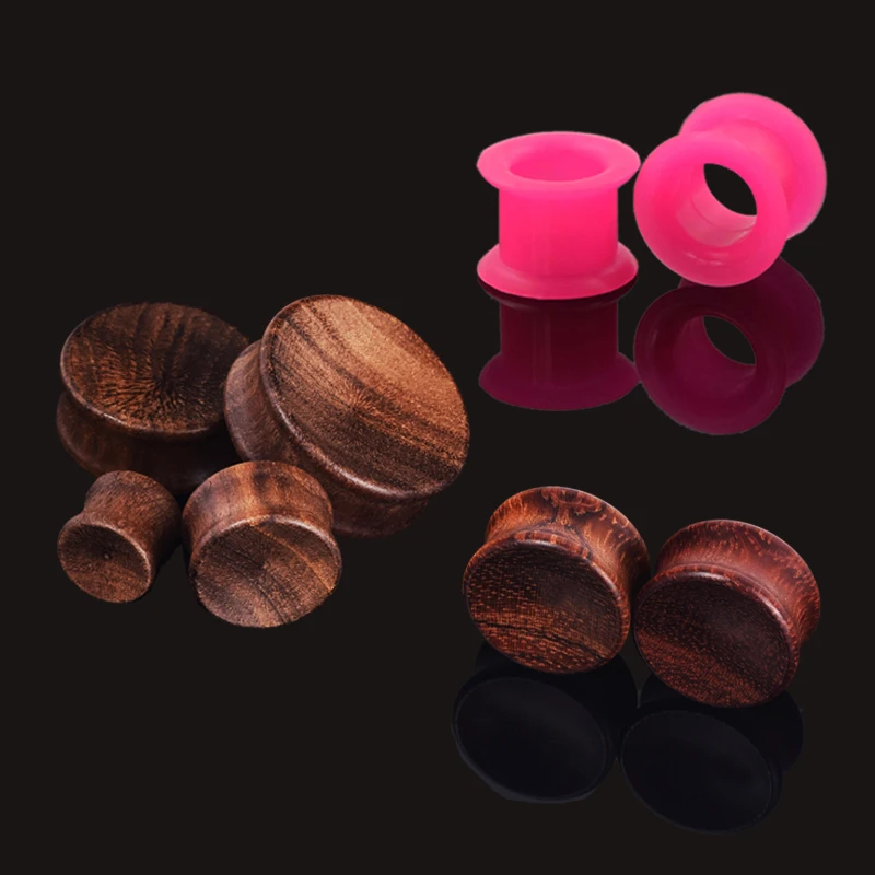 Дерево 3 пар/лот Уха Датчик Зажигания И Туннель Носилки Expander 10 мм-22 мм Подходит