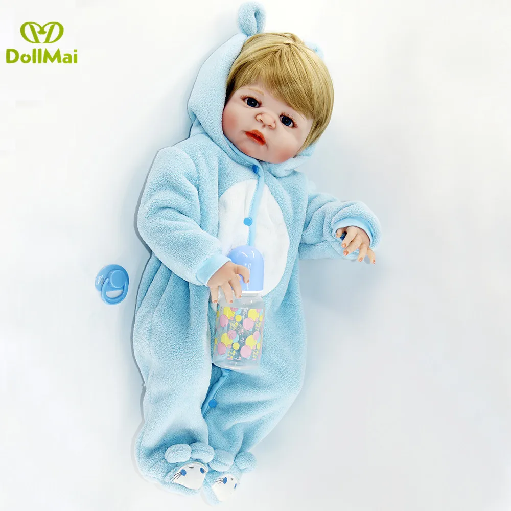 Реалистичная силиконовая кукла реборн для мальчиков 57 см|bebe boneca|doll rebornreborn baby |