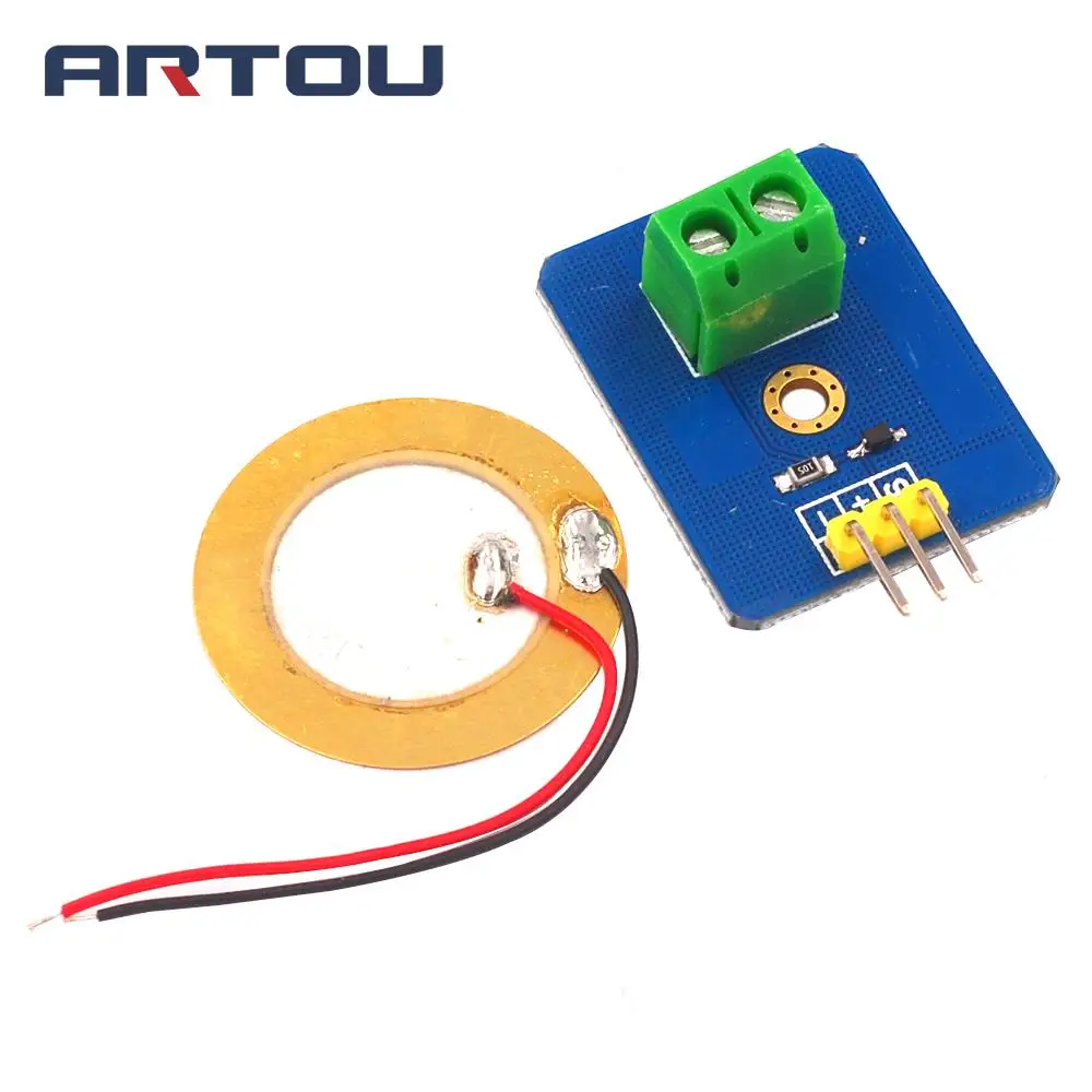 DIY KIT 3 V/5 V Керамический пьезо модуль датчика вибрации аналоговый контроллер
