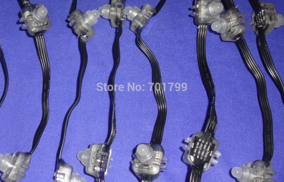 100 шт. 12 мм светодиодный пиксельный узел WS2821A DMX512 В постоянного тока класс IP68 яркий