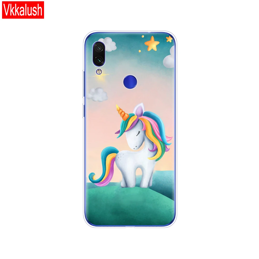 80007 Чехол для Xiaomi Redmi Note 7, силиконовый мягкий ТПУ с рисунком, чехол для Xiaomi Redmi Note 7 PRO, 6,3 дюймов, Fundas Coque Redmi Note7, чехлы - Цвет: 80007