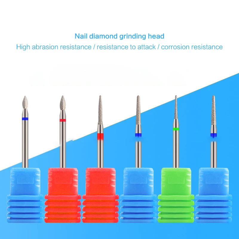 1 шт. вращающийся алмазный материал дрель для ногтей электрический шлифовальный