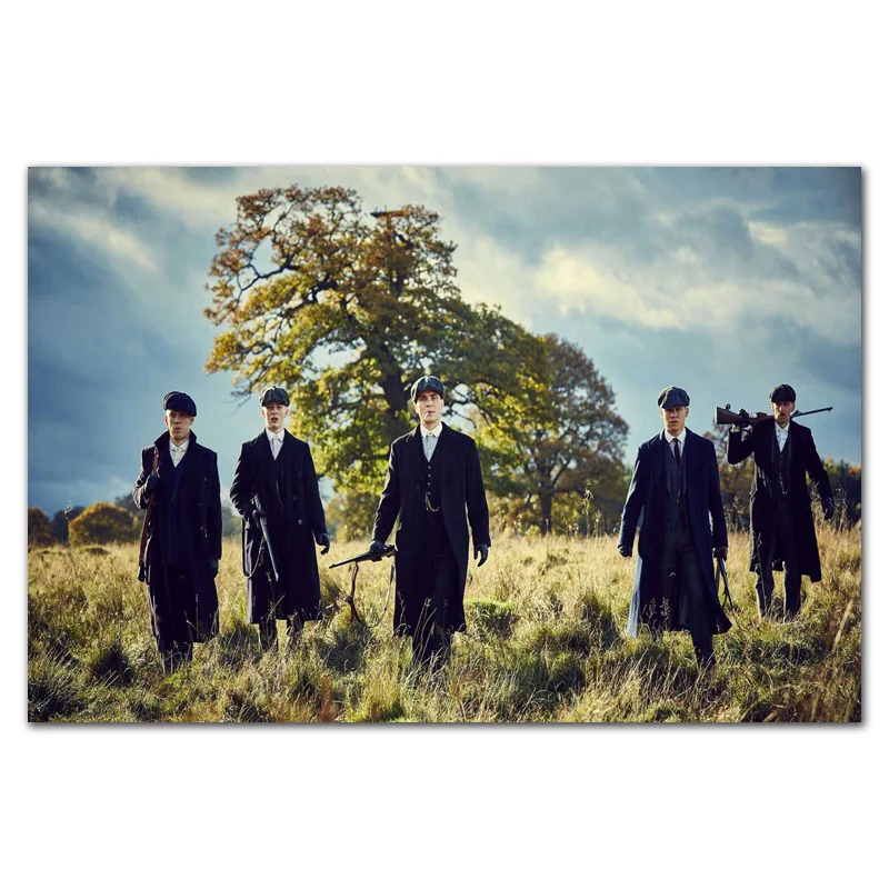 0020 Peaky bliners Cillian Мерфи ТВ-шоу художественный постер Картина Настенная картина домашний декор, плакаты и принты - Цвет: 0020