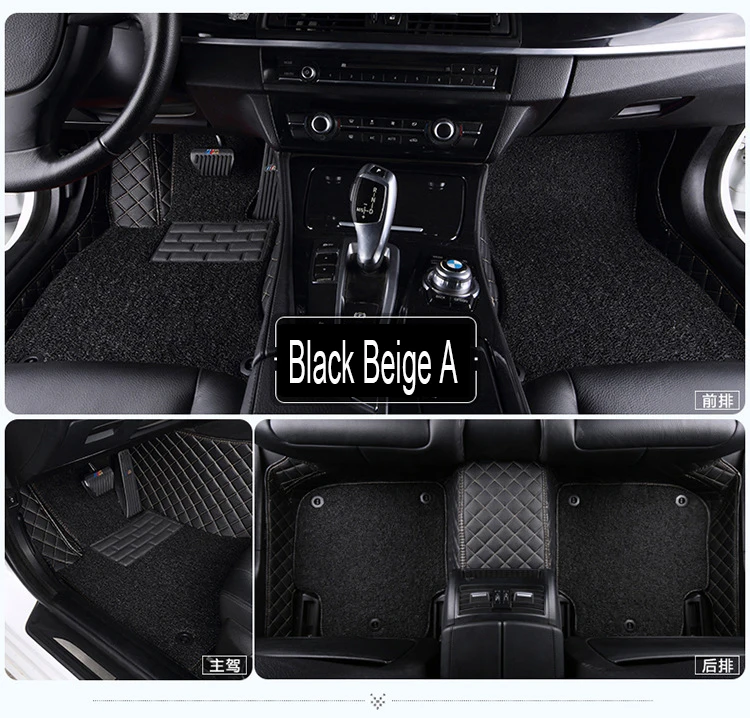 Car floor mats Case for BMW 3/4/5/6/7 Series GT M3 X3 X4 X5 X6 Z4 Waterproof car-styling leather Anti-slip carpet liners | Автомобили и