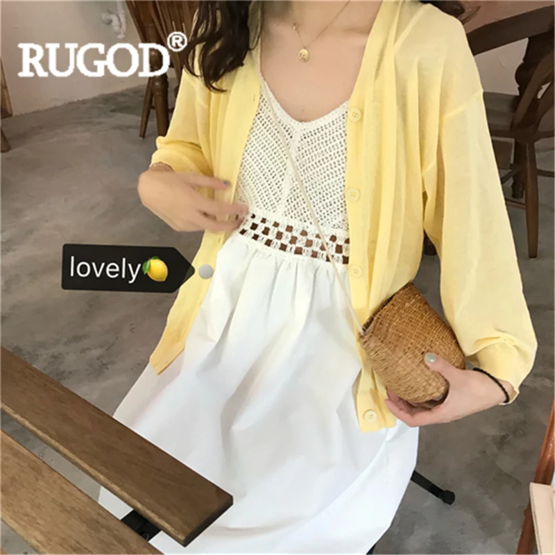 Женское ажурное платье RUGOD однотонное лоскутное длинное на тонких бретельках с