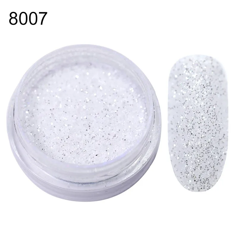 8007 0.5g/box Chameleon Nail Powder Nail Art Decorations Shining Glitters Dust Nail Pigment Glitter Powder Black Base Needed - Цвет: 8007