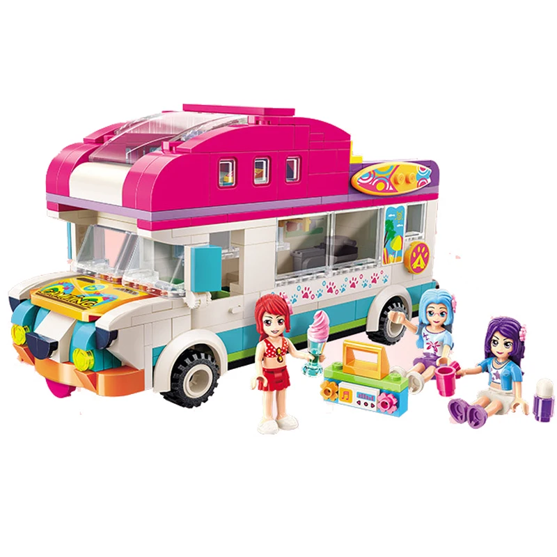 309 шт. детские строительные блоки игрушки совместимые с LEGO city friends для девочек