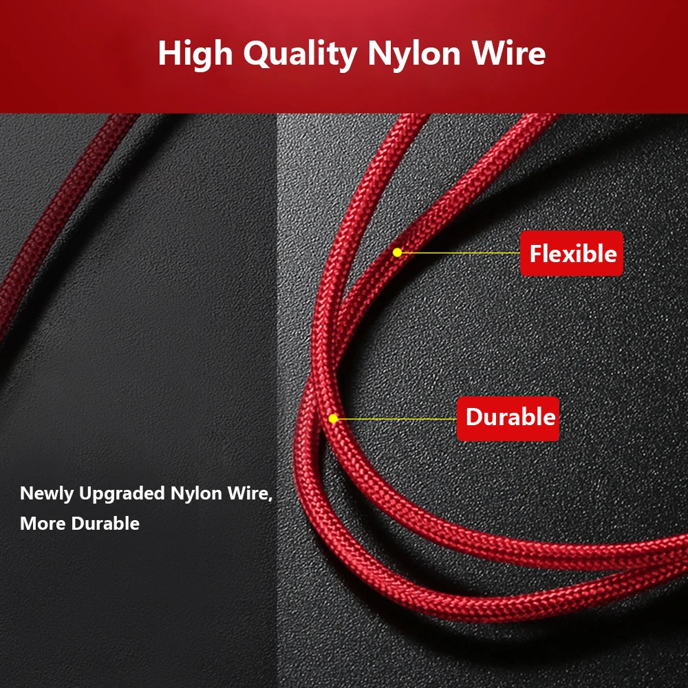 3 IN 1Type C Micro Nylon USB Cable For iPhone 8 X 7 6 6S Plus Samsung Galaxy S9 S8 Fast Charging Cables Cord Xiaomi Mi 5 | Мобильные