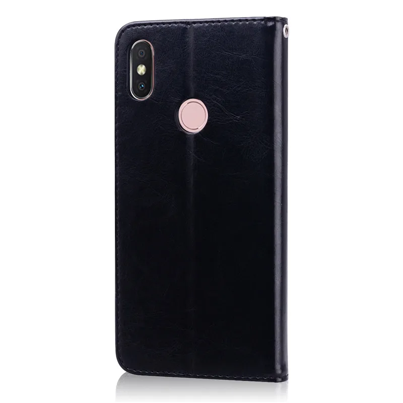 Чехол-бумажник для Xiaomi Redmi S2 из искусственной кожи деловой Роскошный чехол