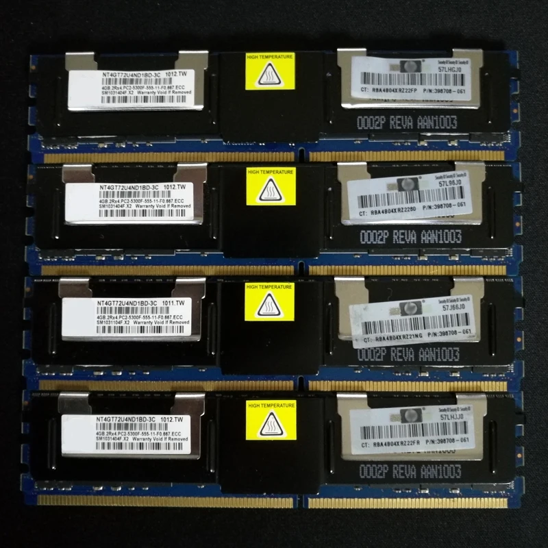 Высокое качество для cruicy DDR2 667 МГц FBD 2 ГБ 4 8 Серверная память PC2 5300 2Rx4 FB DIMM ram ECC