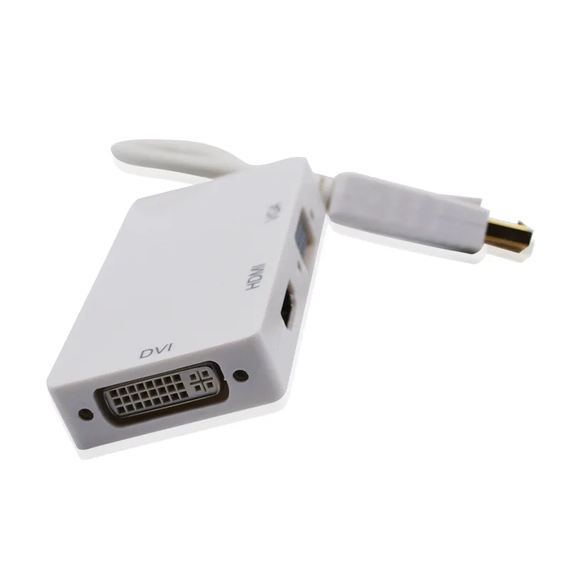 DP к DVI/HDMI/VGA тройной VGA HDMI DVI конвертер коммутатор|vga switcher|switcher vgadp to vga |
