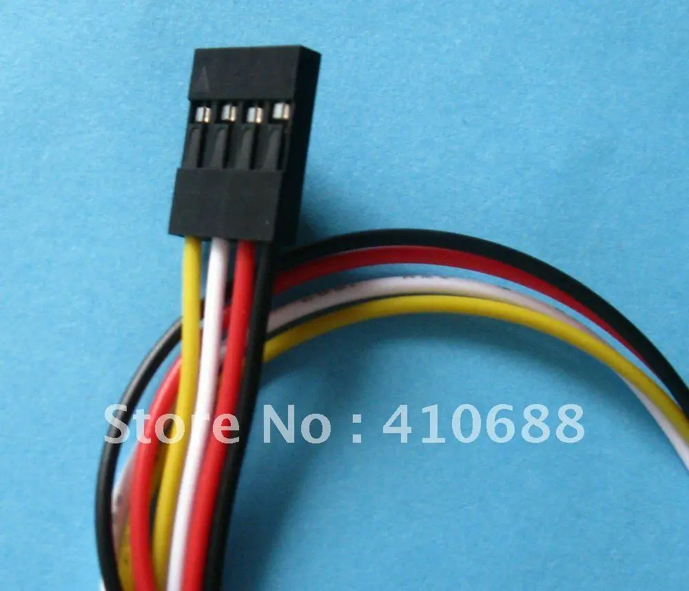 100 шт. 4 контактный Джампер 26AWG 2 54 мм цвета 30 см|4 pin wire|4 wirewire |