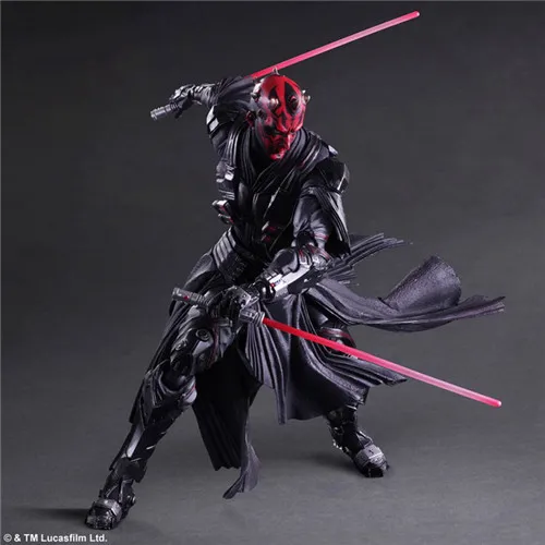 PlayArts KAI Star Wars Дарт Мол ПВХ фигурка Коллекционная модель игрушки 28 см KT1866