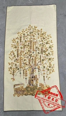 

Antique Collection Money Tree Su Embroidery Living Room Decoration Painting