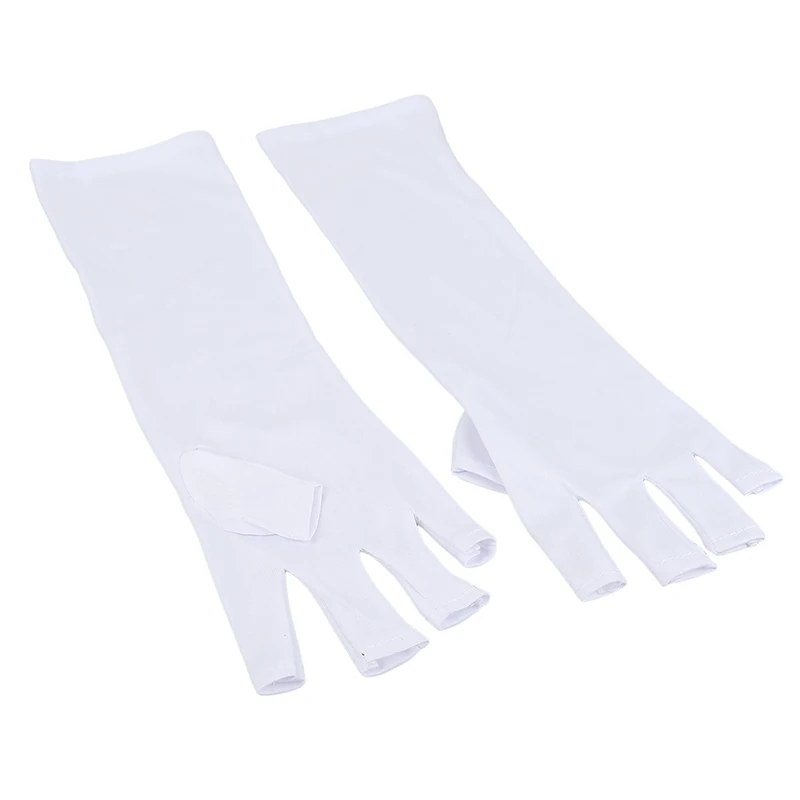 Хит продаж 1 пара перчаток для ухода за ногтями УФ светильник лампа защиты ногтей