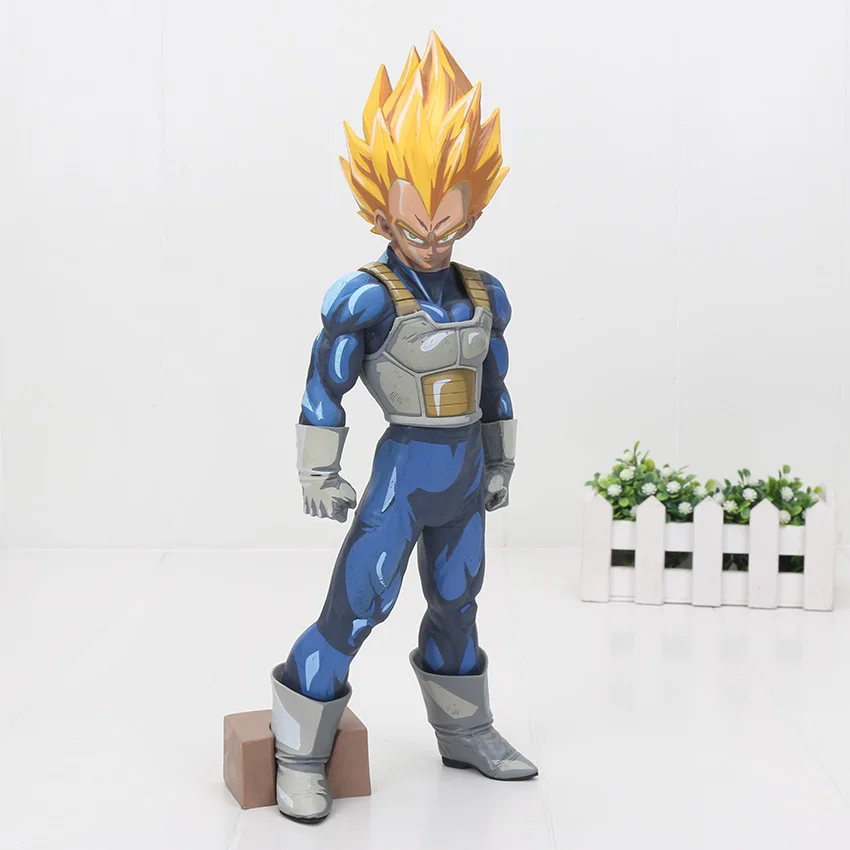 cartoon vegeta inbag 31 см Big Dragon Ball Z Супер из мультфильма Dragon Ball MSP супер сайян сын Гоку черный Вегета из ПВХ, движущаяся фигурка, Коллекционная модель, игрушка - Цвет: cartoon vegeta inbag