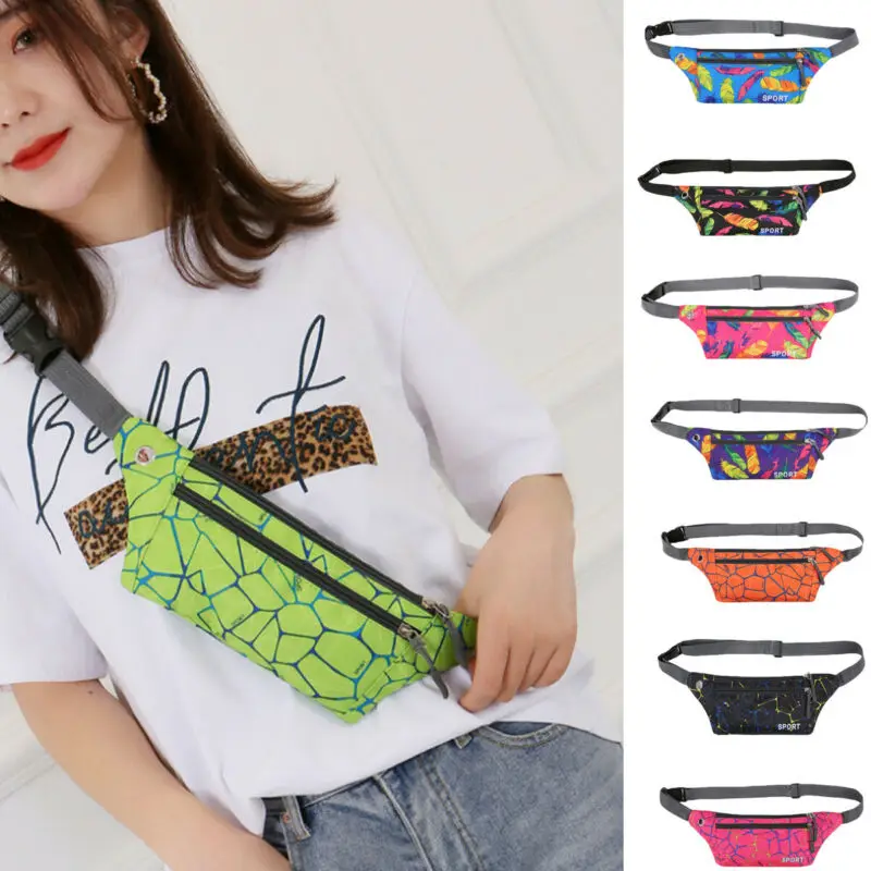 Новинка 2019 популярная женская и Мужская поясная сумка с геометрическим рисунком