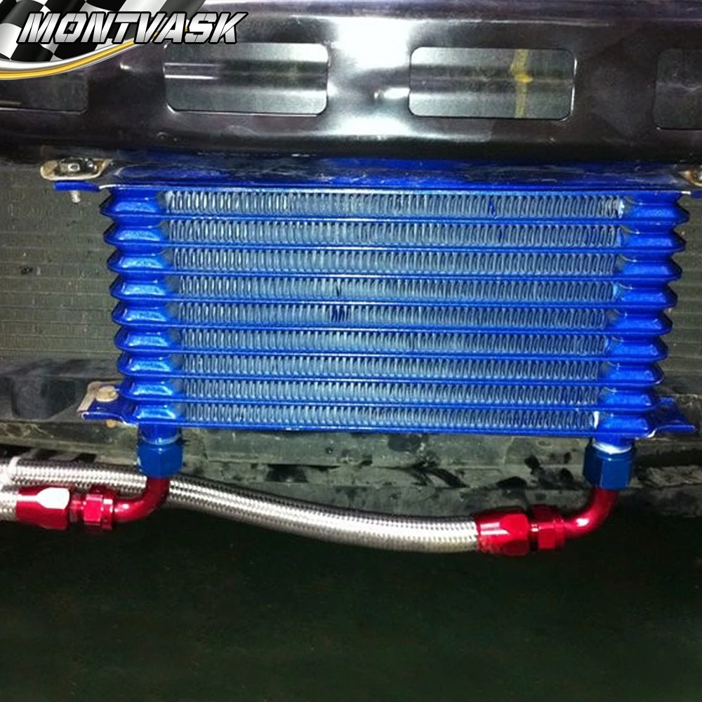 15 ряд термостат адаптер Двигатели для автомобиля гонки масляный радиатор