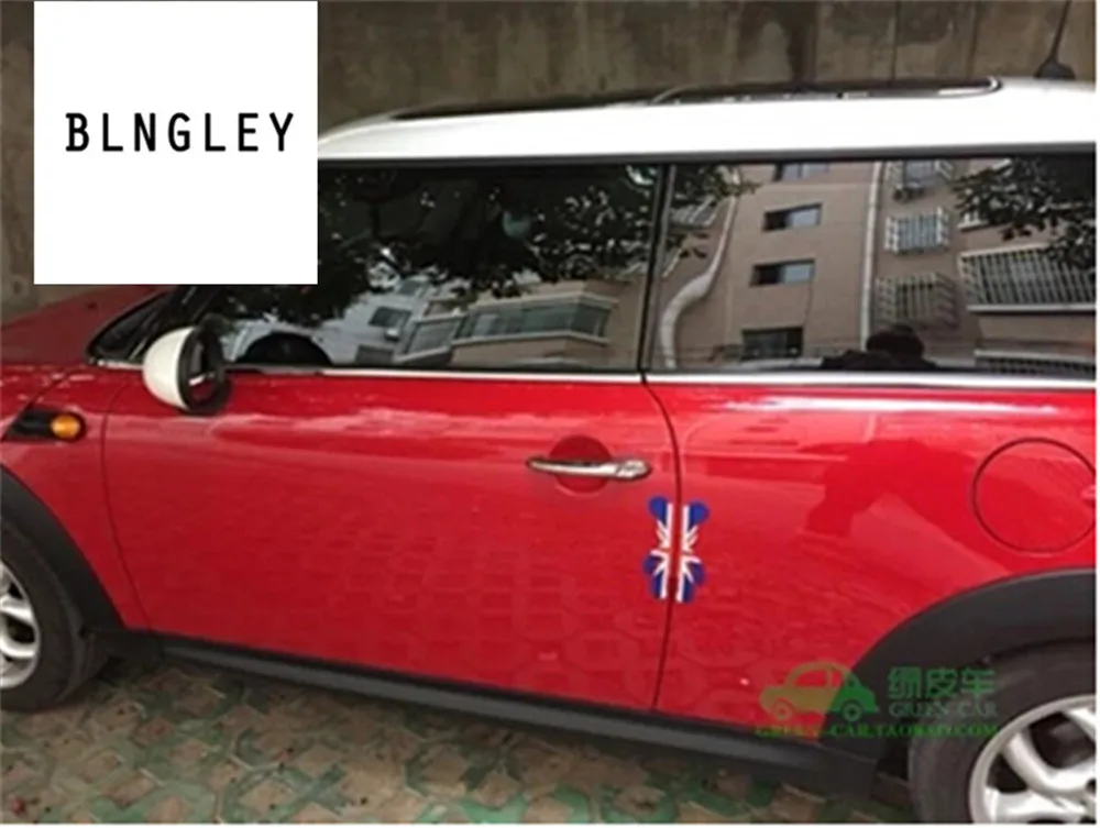 Модные резиновые Мультяшные наклейки на автомобиль с медведем baymax дверные