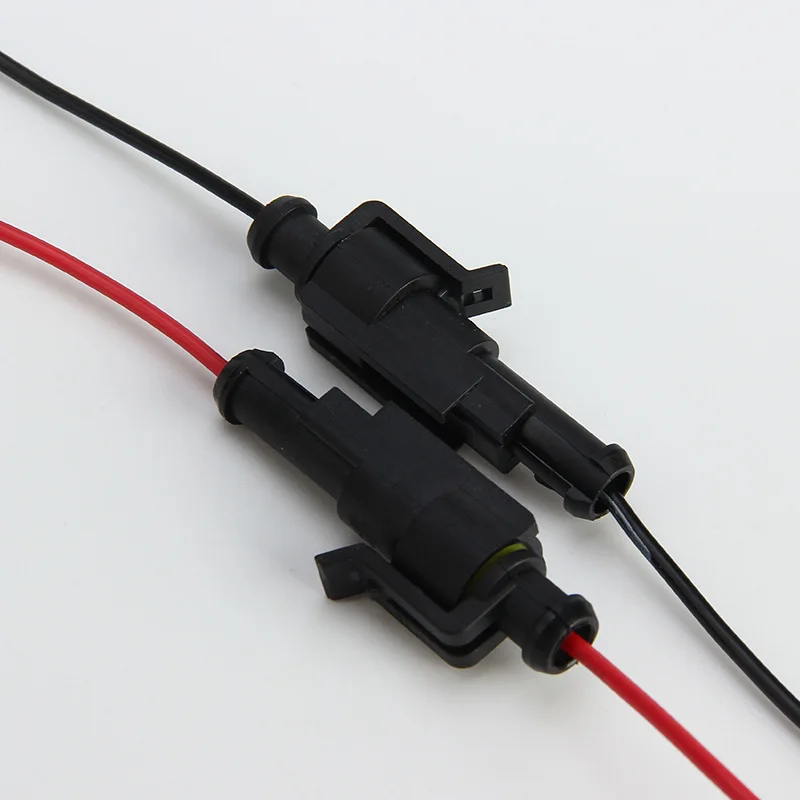 1P1.5 series HID plug 1 hole car waterproof connector male and female socket cable | Обустройство дома