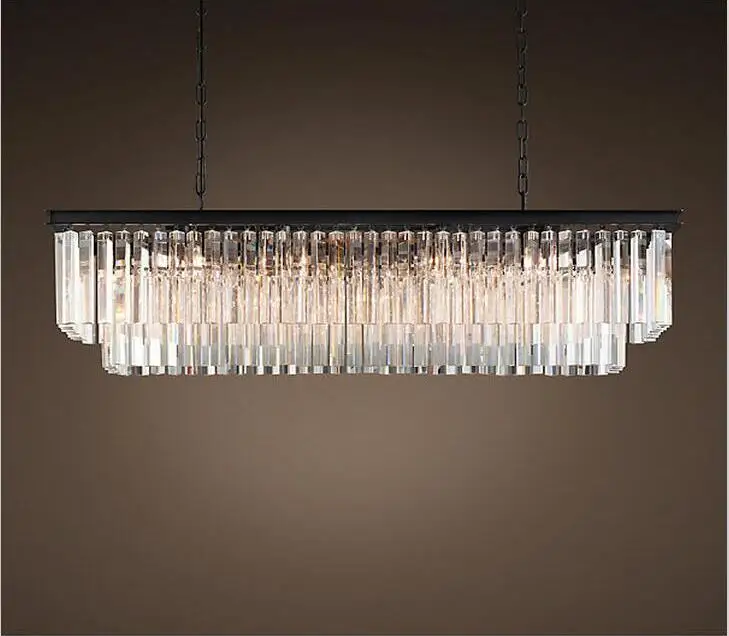 

Современный хрустальный подвесной светильник прямоугольный Хрустальный подвесной светильник популярный Хрустальный подвесной светильни...
