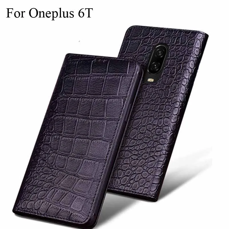 Чехол-книжка из натуральной кожи для Oneplus 6 T A6010 A 6010 чехол-накладка Oneplus6T 1 + |