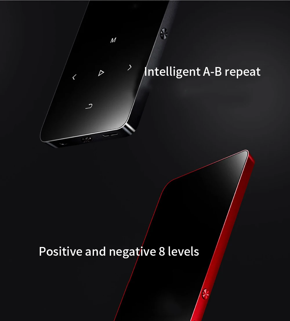 Bluetooth MP4 плеер с металлическим Mp4 плеером портативный медиа тонкий 8 Гб Walkman с сенсорными клавишами 1,8 дюймов экран Fm радио видео Mp4