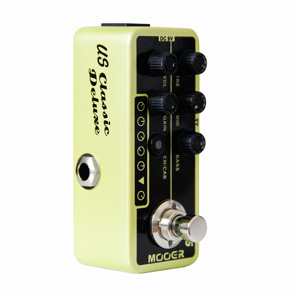 Mooer M006 US классический Роскошная электрогитара Педальный динамик с эффектами