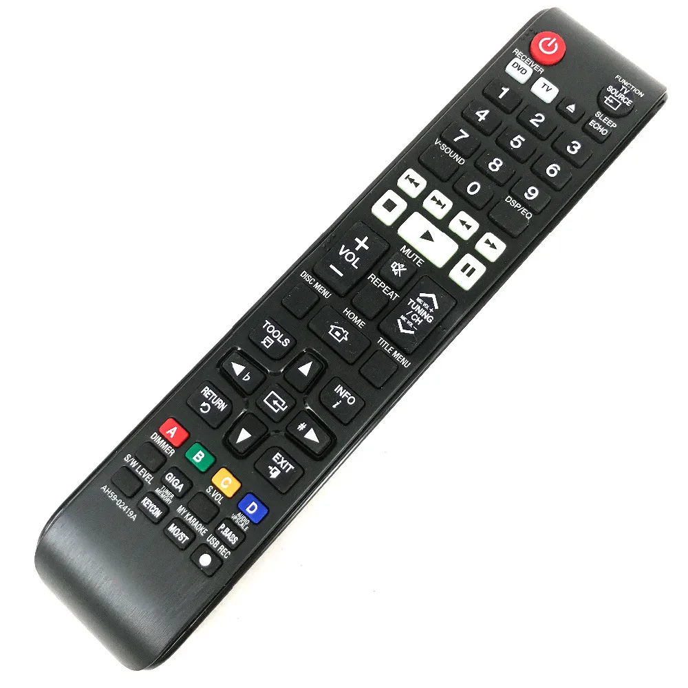 Используется оригинальный для SAMSUNG Home Audio Remote control AH59 02419A HTE420 HTE320 Fernbedienung|Пульты ДУ|