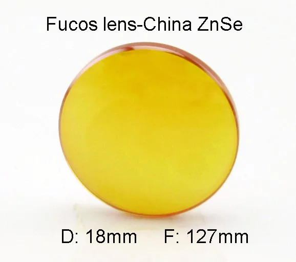 Объектив с лазерным фокусом 18 мм Китай ZnSe фокус объектив для CO2 лазера и резки 127