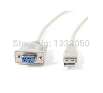 

11,11 Бесплатная доставка 2 м белый USB к RS232 9pin женский PLC кабель адаптер для Vigor VB VH