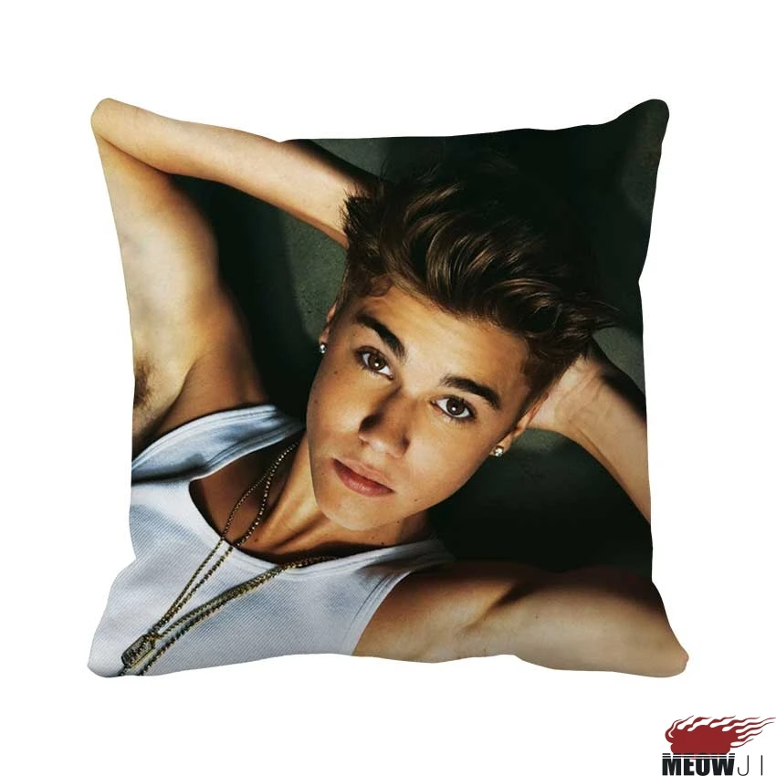 Джастин Бибер суперзвезда Горячие певица multi Размеры Пледы Наволочки Бесплатная