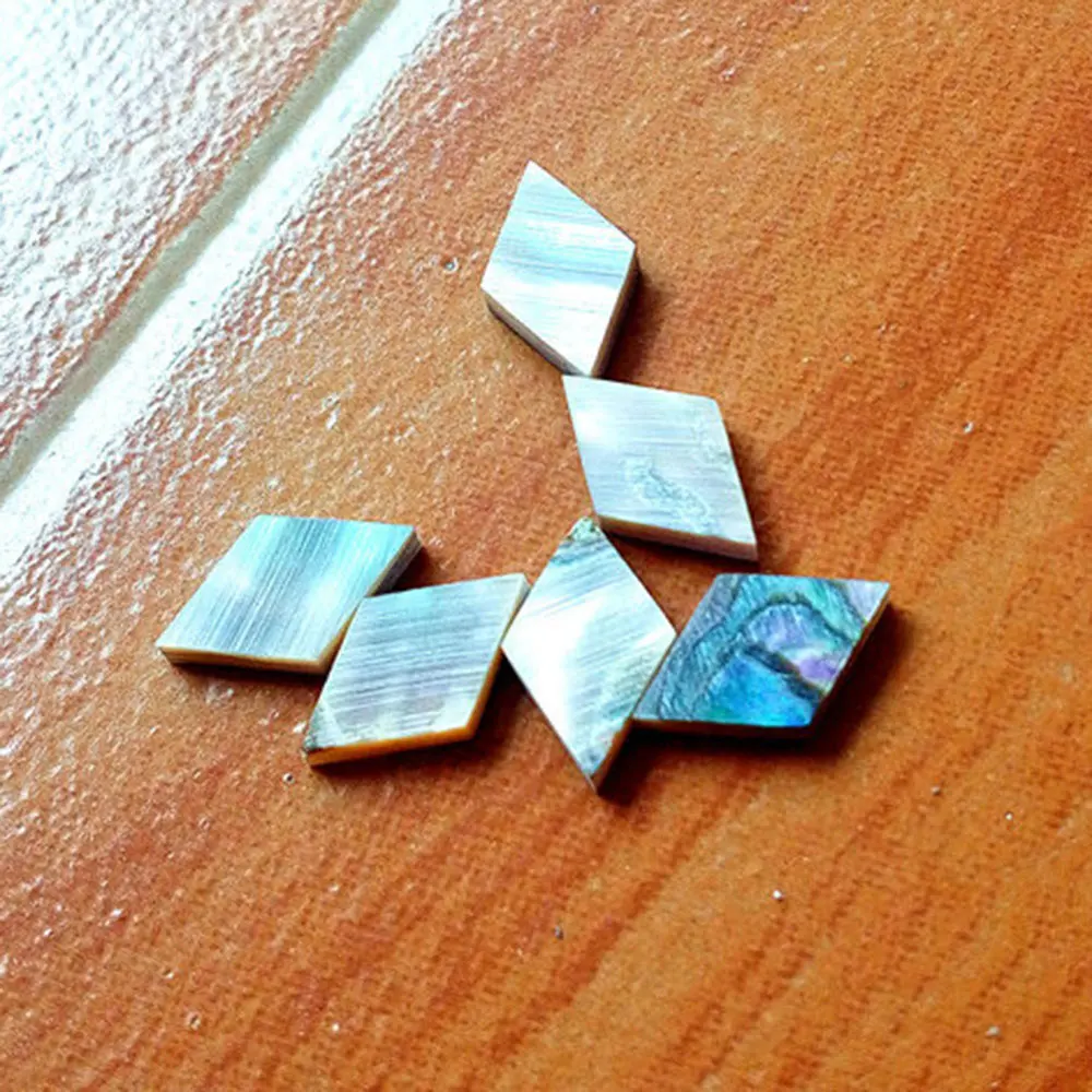 16 шт./компл. Fretboard Abalone инкрустированный материал Dot Rhombus 11*7*2 красочные аксессуары