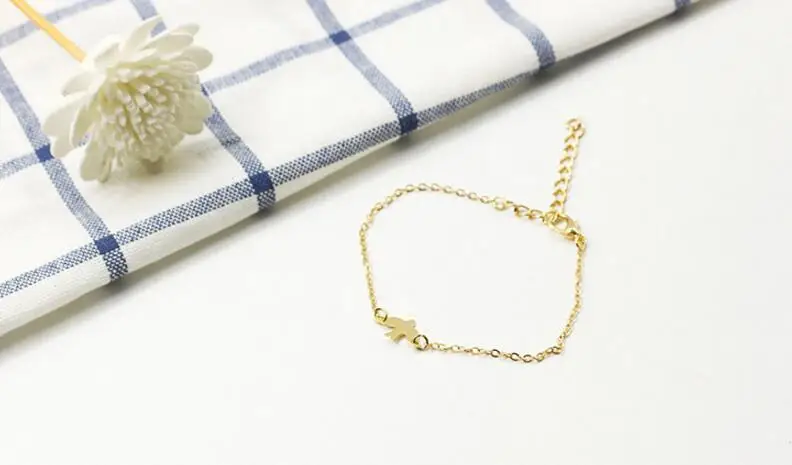sl 037 2018 hot fashion simple minimalist pigeon bracelet cute little swallow bird couple best gift factory | Украшения и