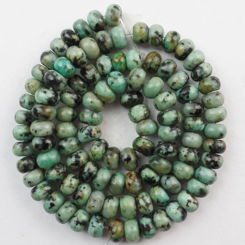(Бесплатная Доставка) 1 Strand Красивая Африка Бирюзовый Rondelle/Heishi Spacer Свободные