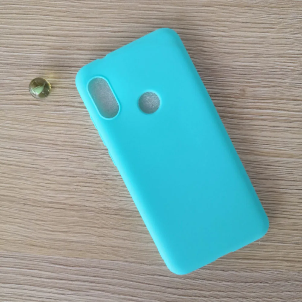 Чехол для Xiaomi Mi 6X A2 Матовый однотонный силиконовый мягкий чехол из ТПУ Для Mi6X MiA2