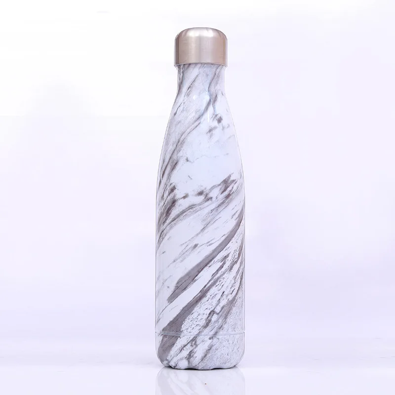 - Dreamy white 500 мл термо-бутылка из нержавеющей стали, Термокружка для холодной воды, для занятий спортом на открытом воздухе, бутылки для воды, чайник для питья, термос - Цвет: - Dreamy white